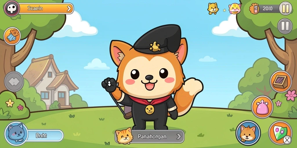 bandit4d - Belajar strategi dengan memilih karakter yang tepat.